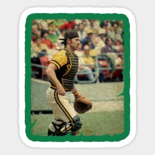 Gene Tenace - Left Oakland Athletics, Signed With San Diego Padres Sticker